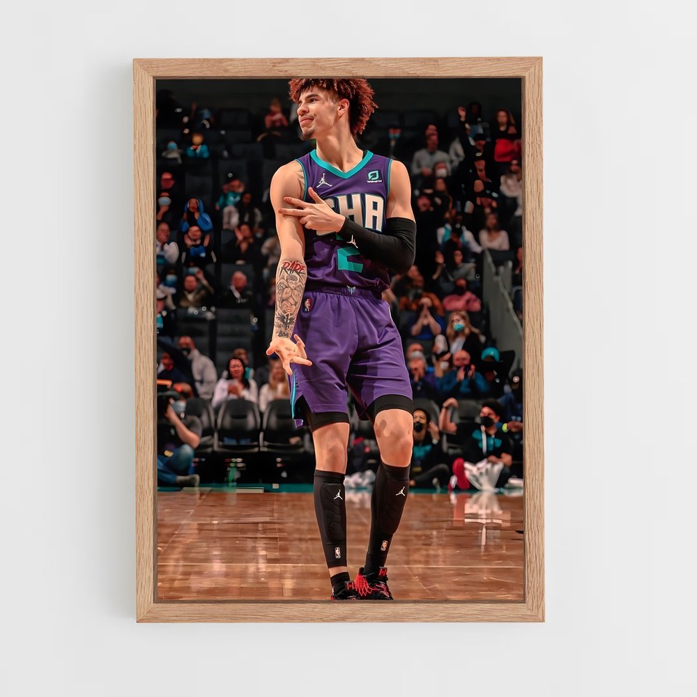Poster Lamelo ball – affiche Basketball (vue 4)